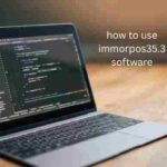 how to use immorpos35.3 software